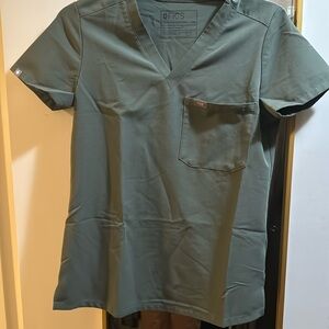 Figs XXS Moss Scrub Top